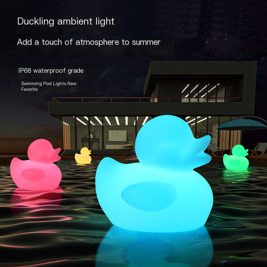 LED Floating Duck Light for Pool 5in by 5in